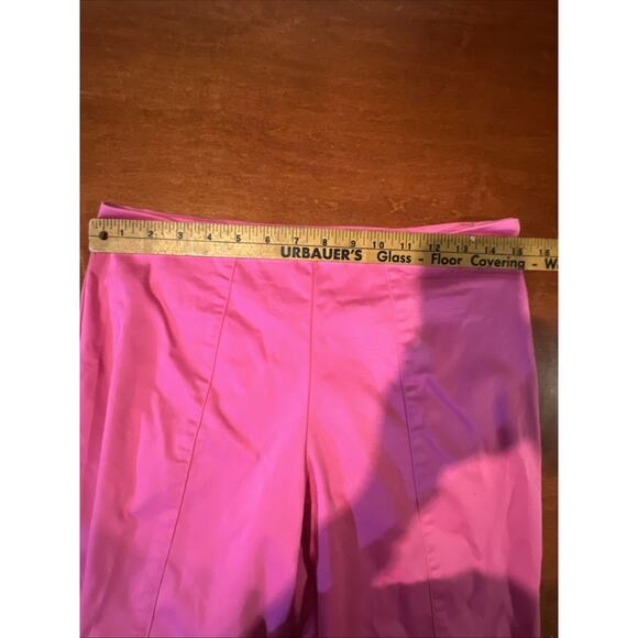Cache Crop Pants Hot Pink Barbie Bright Happy Stretch Summer Fun Size 8 - Picture 7 of 7
